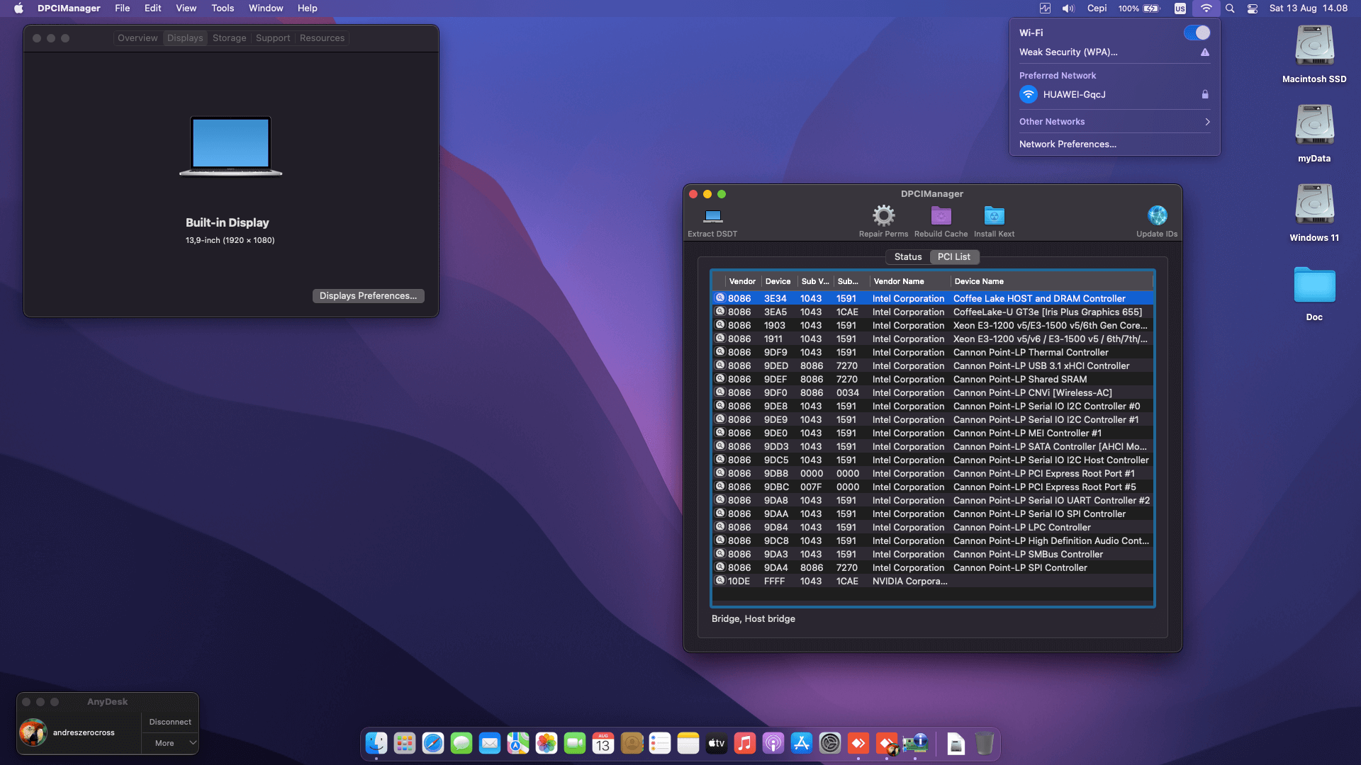 Asus VivoBook S14 S430FN 9Th [WhiskeyLake + Intel UHD 620 + I2C]   OpenCore 2